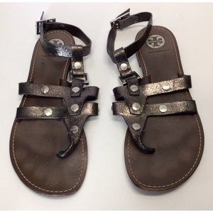 Tory Burch Black Leather Sandals